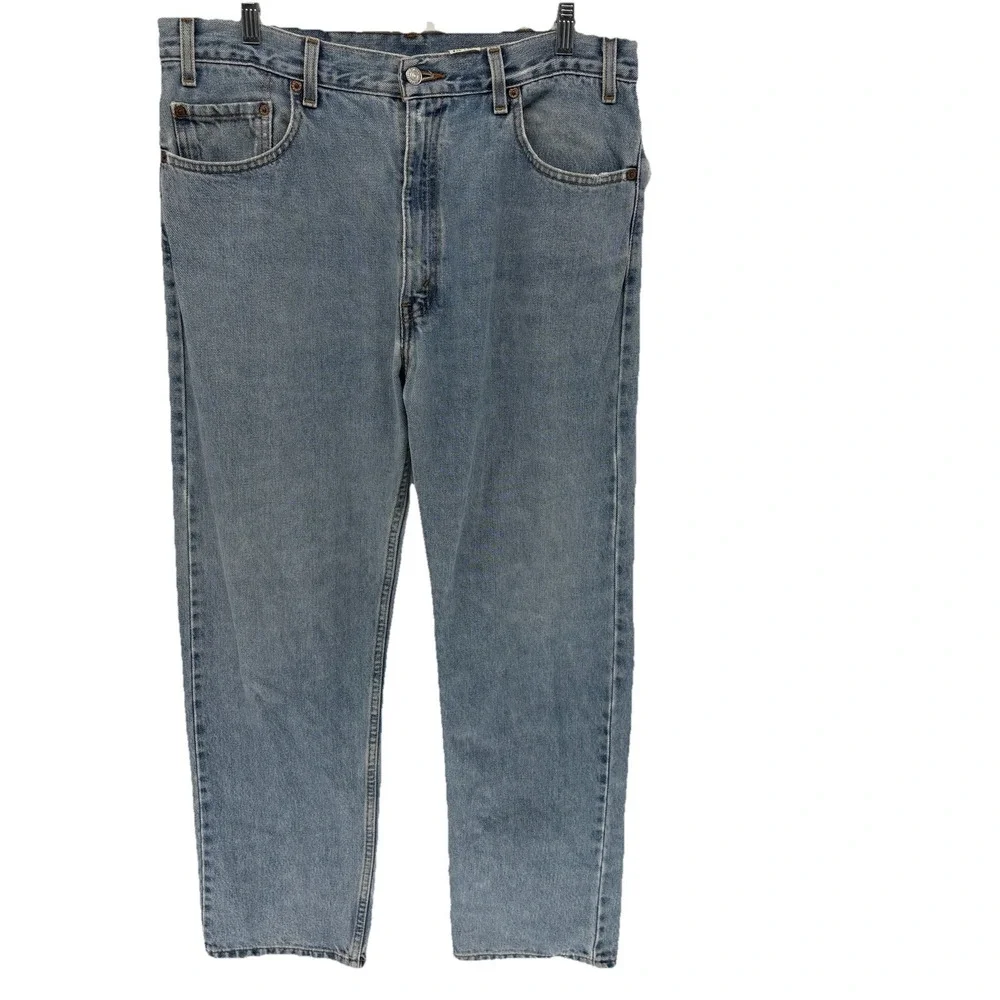 Vintage Levis 505 Jeans Regular Fit Straight Leg Stone Wash 90s‎ Men 36x30